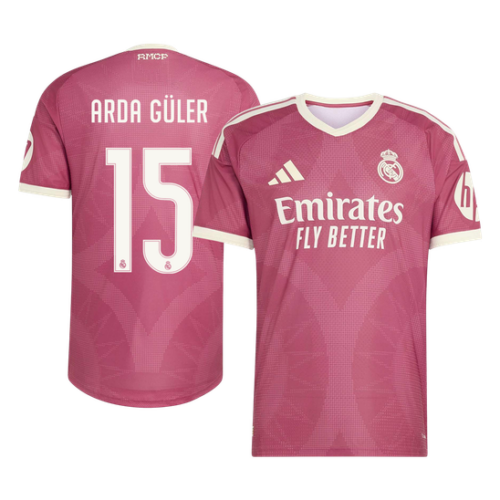 ARDA GÜLER #15 Real Madrid Third Away Player Version Jersey 2026/27