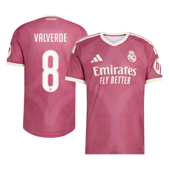 735360_1 VALVERDE #8 Real Madrid Third Away Player Version Jersey 2026/27