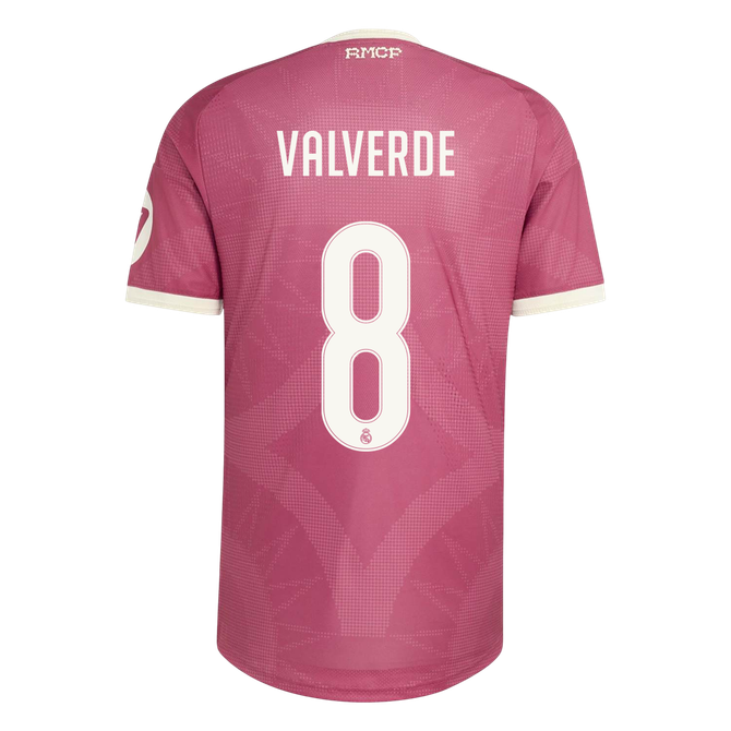 735360_2 VALVERDE #8 Real Madrid Third Away Player Version Jersey 2026/27