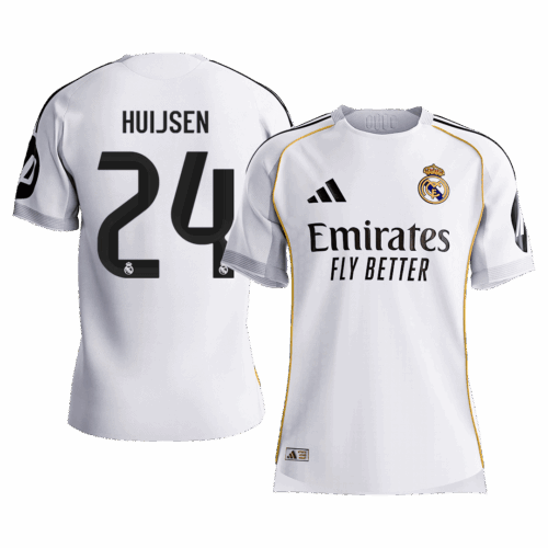 HUIJSEN #24 Real Madrid Home Player Version Jersey 2025/26