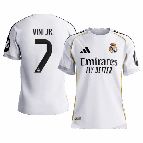 VINI JR. #7 Real Madrid Home Player Version Jersey 2025/26