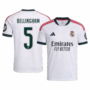BELLINGHAM #5 Real Madrid Home Soccer Jersey 2026/27