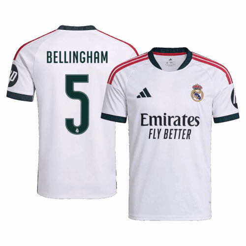 BELLINGHAM #5 Real Madrid Home Soccer Jersey 2026/27