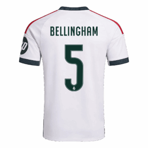 BELLINGHAM #5 Real Madrid Home Soccer Jersey 2026/27