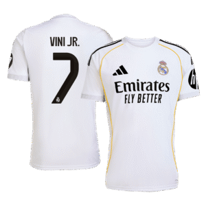 VINI JR. #7 Real Madrid Home Soccer Jersey 2025/26
