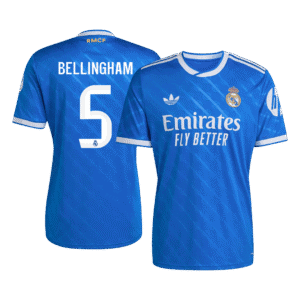 BELLINGHAM #5 Real Madrid Third Away Soccer Jersey 2025/26
