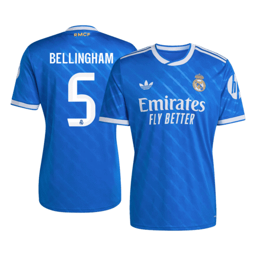 BELLINGHAM #5 Real Madrid Third Away Soccer Jersey 2025/26