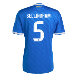 BELLINGHAM #5 Real Madrid Third Away Soccer Jersey 2025/26
