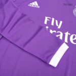 652538_8 Retro Soccer Jersey SERGIO RAMOS #4 Real Madrid Away Long Sleeve 2016/17