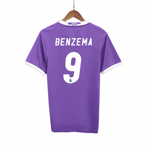 Retro Soccer Jersey BENZEMA #9 Real Madrid Away 2016/17