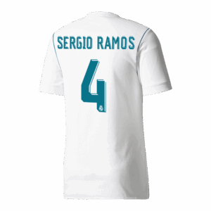 Retro Soccer Jersey SERGIO RAMOS #4 Real Madrid Home 2017/18