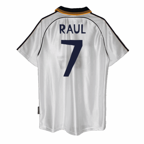 Retro Soccer Jersey RAUL #7 Real Madrid Home 1999/00