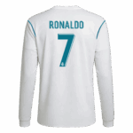 652654_1 Retro Soccer Jersey RONALDO #7 Real Madrid Home Long Sleeve 2017/18