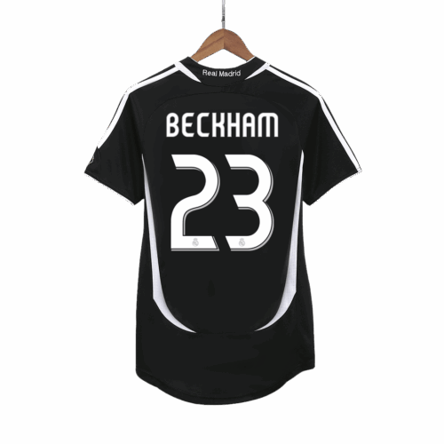 Retro Soccer Jersey BECKHAM #23 Real Madrid Away 2006/07