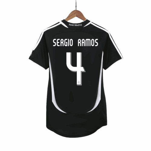 Retro Soccer Jersey SERGIO RAMOS #4 Real Madrid Away 2006/07