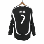 Retro Soccer Jersey RAUL #7 Real Madrid Away Long Sleeve 2006/07