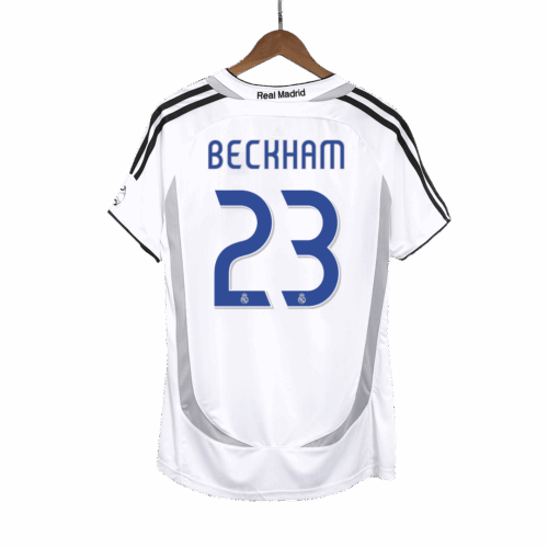 Retro Soccer Jersey BECKHAM #23 Real Madrid Home 2006/07