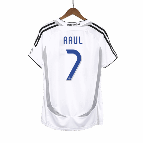Retro Soccer Jersey RAUL #7 Real Madrid Home 2006/07
