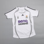 653343_9 Retro Soccer Jersey SERGIO RAMOS #4 Real Madrid Home 2006/07
