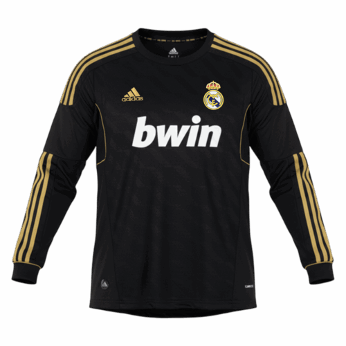 Retro Soccer Jersey Real Madrid Away Long Sleeve 2011/12