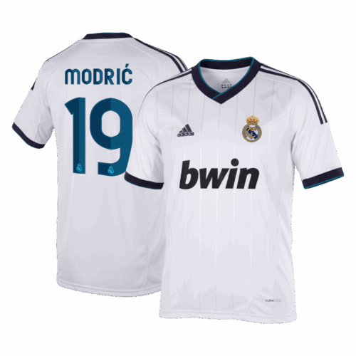 Retro Soccer Jersey MODRIĆ #19 Real Madrid Home 2012/13