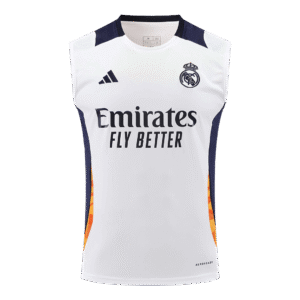 Real Madrid Pre-Match Sleeveless Top 2024/25 White