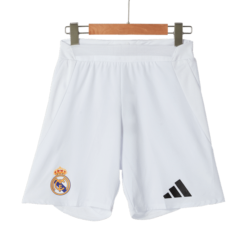 Real Madrid Home Authentic Soccer Shorts 2024/25