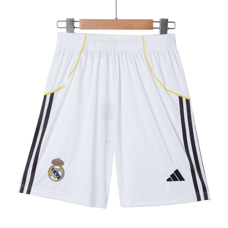 Real Madrid Home Soccer Shorts 2025/26