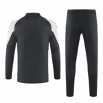 Real Madrid 1/4 Zip Tracksuit Gray