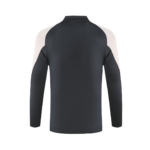 Real Madrid 1/4 Zip Tracksuit Gray