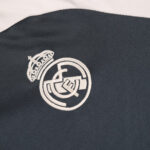 Real Madrid 1/4 Zip Tracksuit Gray