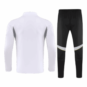 Real Madrid 1/4 Zip Tracksuit 2025/26 White - Image 2