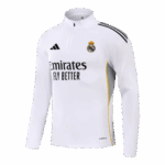 Real Madrid 1/4 Zip Tracksuit 2025/26 White