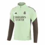 Real Madrid 1/4 Zip Tracksuit 2025/26 Green