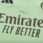 Real Madrid 1/4 Zip Tracksuit 2025/26 Green