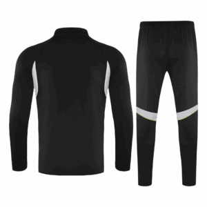 Real Madrid 1/4 Zip Tracksuit 2025/26 Black - Image 2