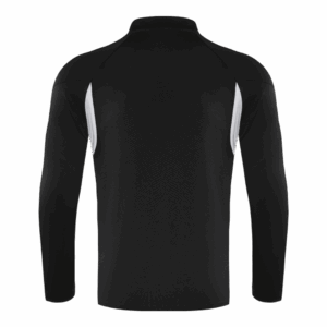 Real Madrid 1/4 Zip Tracksuit 2025/26 Black - Image 4
