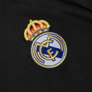 Real Madrid 1/4 Zip Tracksuit 2025/26 Black - Image 9