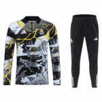 Real Madrid 1/4 Zip Tracksuit 2025/26 Black