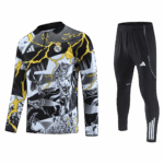 Real Madrid 1/4 Zip Tracksuit 2025/26 Black