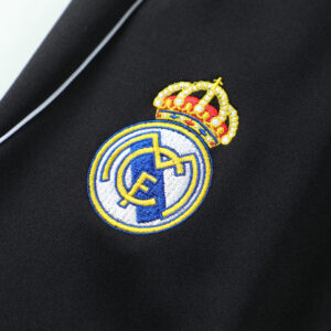 Real Madrid 1/4 Zip Tracksuit 2025/26 Black - Image 21