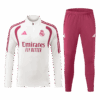 Real Madrid 1/4 Zip Tracksuit 2026/27 Kids White