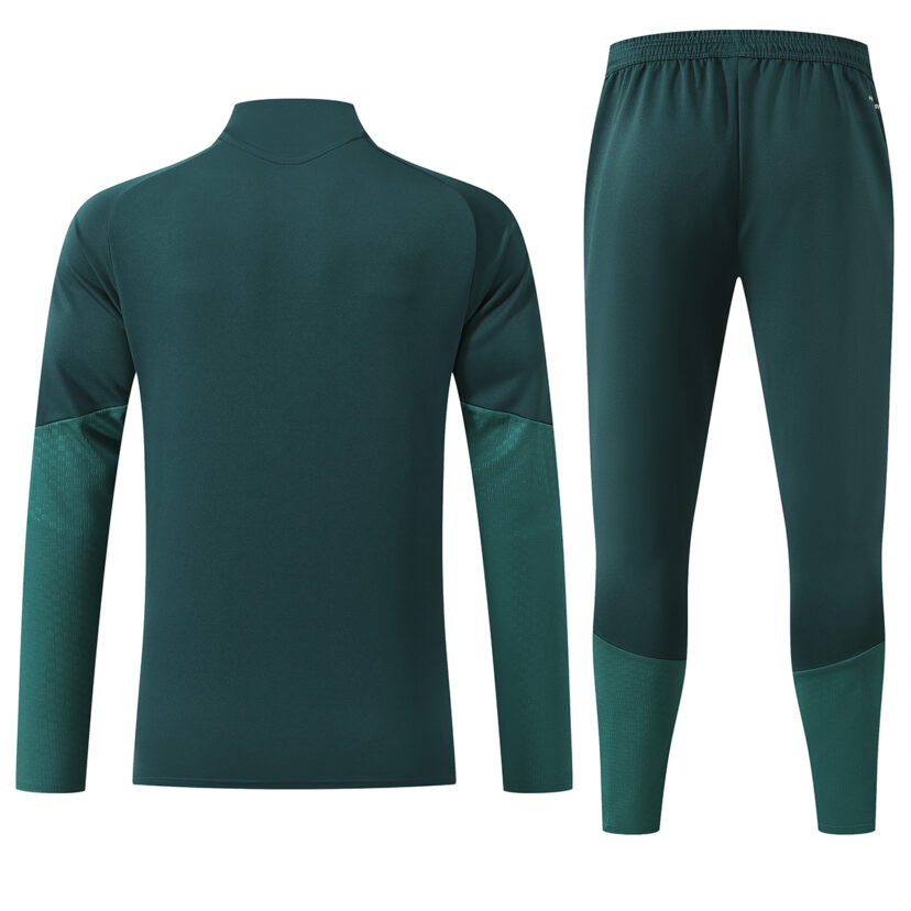 Real Madrid 1/4 Zip Tracksuit 2026/27 Green