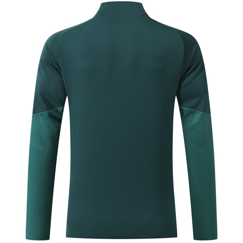 Real Madrid 1/4 Zip Tracksuit 2026/27 Kids Green