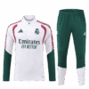 Real Madrid 1/4 Zip Tracksuit 2026/27 Kids White