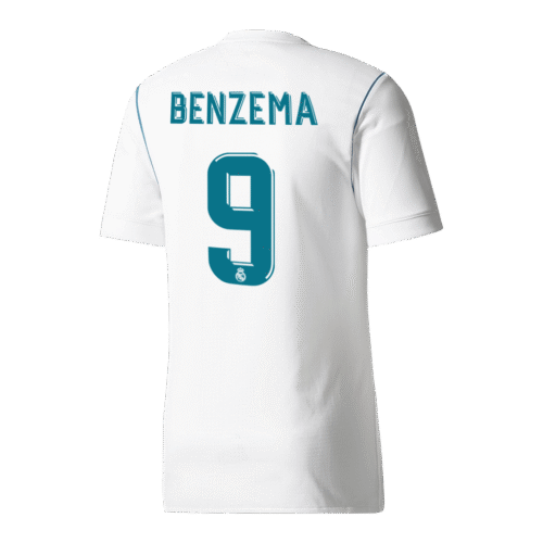 Vintage Soccer Jersey BENZEMA #9 Real Madrid Home 2017/18