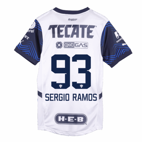 SERGIO RAMOS #93 Monterrey Away Authentic Soccer Jersey