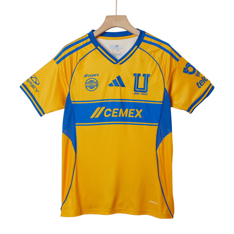 Tigres UANL Home Soccer Jersey 2025/26