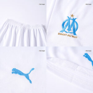 Marseille Home Kids Soccer Jerseys Kit 2025/26 - Image 15
