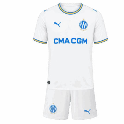 Marseille Home Kids Soccer Jerseys Kit 2026/27